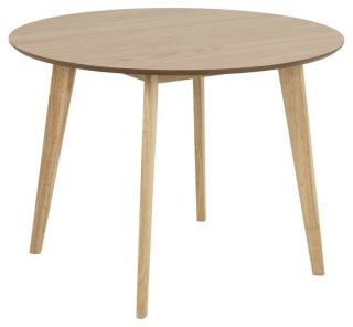 Stół dębowy okrągły japandi Shoman I 105 cm