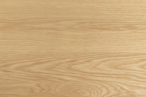 Naturalne usłojenie dębu widoczne na powierzchni blatu stołu japandi.