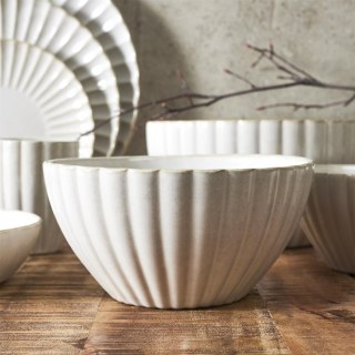 Ceramiczna miska ryflowana japandi Beju Boru III