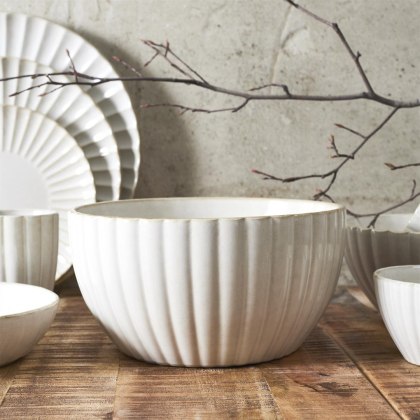 Ceramiczna miska ryflowana japandi Beju Boru IV
