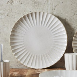 Ceramiczny talerz płaski japandi Beju Sara II