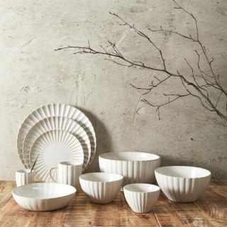 Ceramiczny talerz głęboki japandi Beju Sara III