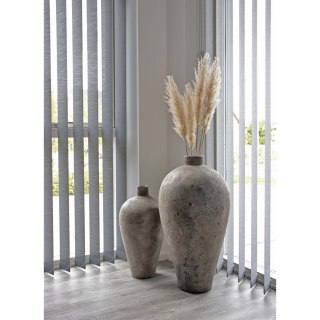 Terakotowy wazon podłogowy japandi Hada - 60 cm