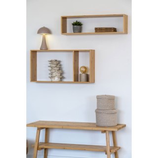 Bambusowa półka ścienna japandi Shui - 70 cm