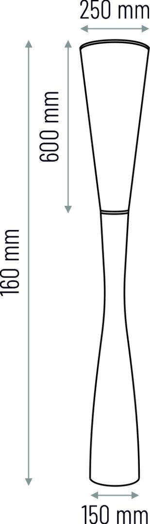 Lampa podłogowa CHINKA - dąb