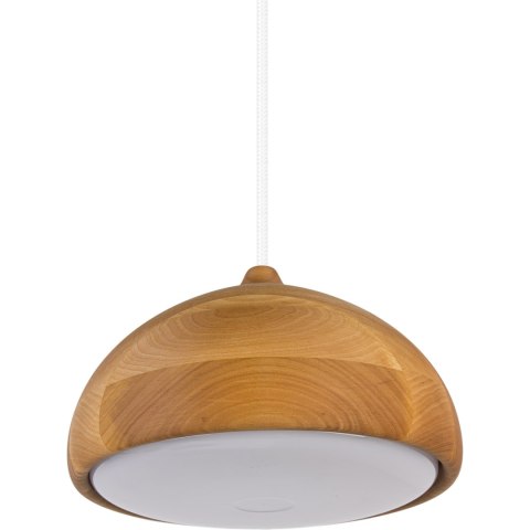 Lampa wisząca drewniana Kame - widok produktu z dołu