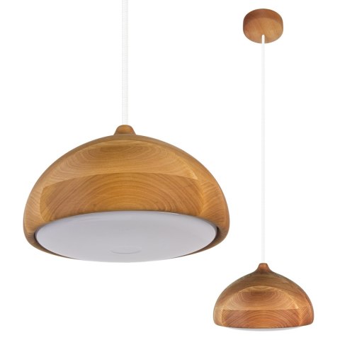 Lampa wisząca drewniana Kame