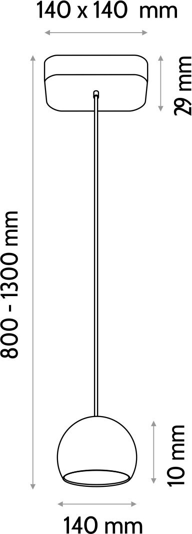 Lampa wisząca BALLI-1