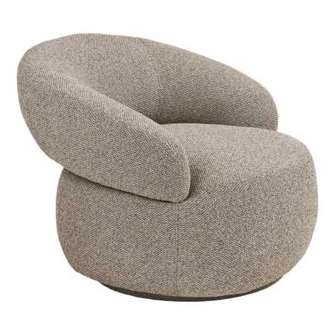 Ergonomiczna bryła fotela Tetsuiro ukazana pod kątem, podkreślająca zaokrągloną linię zintegrowanych podłokietników.