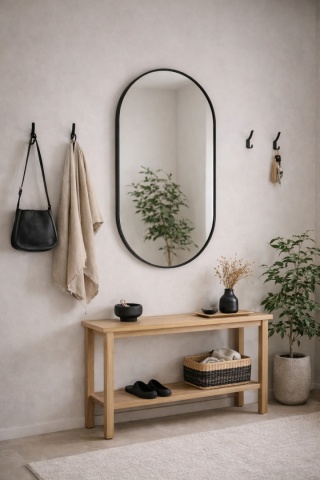Lustro ścienne Enkei Kuro 100x50cm