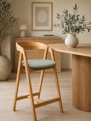 Dębowy hoker japandi Aori Oak Sage