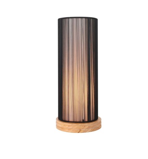 Lampa stołowa drewniana Yogiri - widok na białym tle