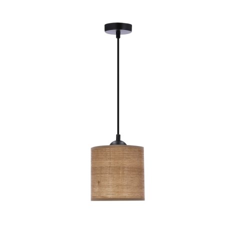 Lampa wisząca rattanowa orzechowa Kurumi I – widok produktu na białym tle