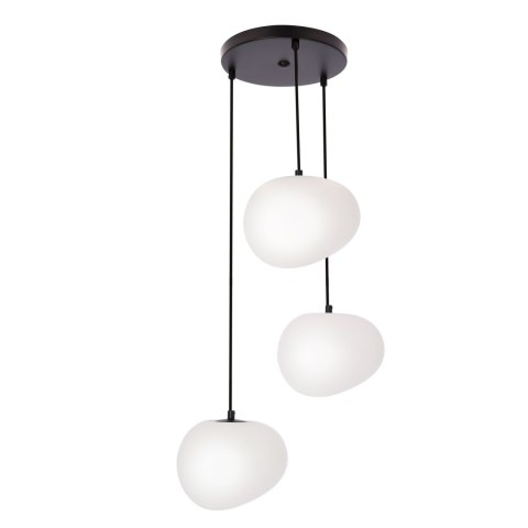lampy wiszące japandi Nagare San w otwartej przestrzeni salonu