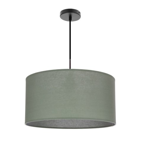 lampa wisząca zielona Maika Midori z cylindrycznym abażurem