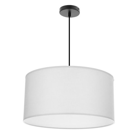 lampa wisząca szara Maika Hai z cylindrycznym abażurem