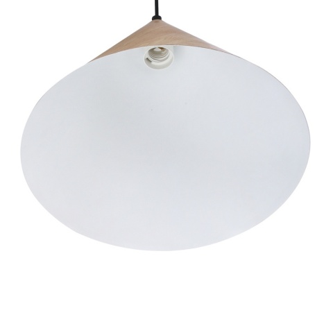 lampa wisząca Koan II widok od spodu klosza i źródła światła