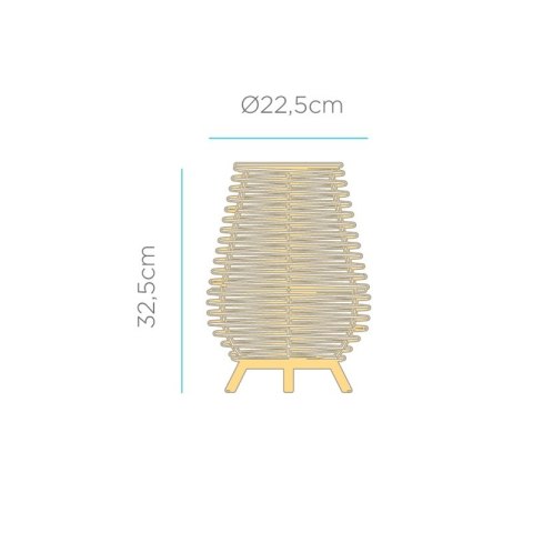 lampa stołowa komori teburu rysunek techniczny wymiary