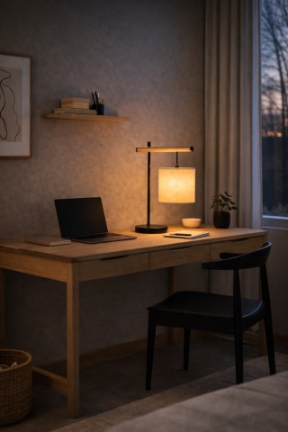 Lampa stołowa japandi Rei Tēburu