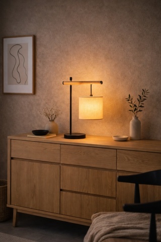 Lampa stołowa japandi Rei Tēburu