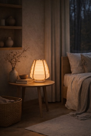 Lampa stołowa japandi Tomori Tēburu