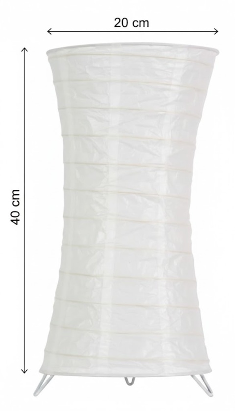 Lampa stołowa papierowa japandi Haku Taka Teburu 40 cm