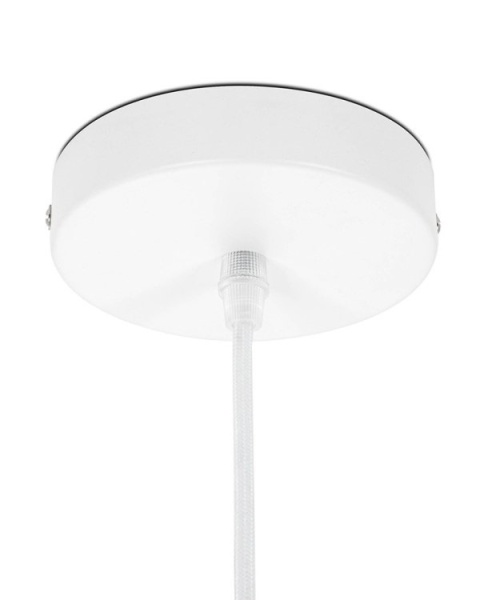 podsufitka lampy Kasumi 30 cm w kolorze białym z przewodem