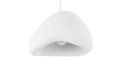 lampa wisząca Kasumi 30 cm – widok od dołu z wnętrzem klosza
