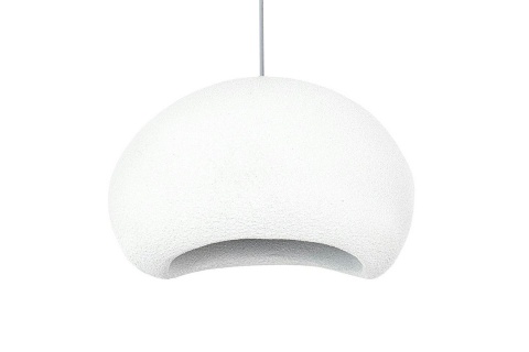 lampa wisząca Kasumi 60 cm – detal nieregularnej, organicznej formy klosza