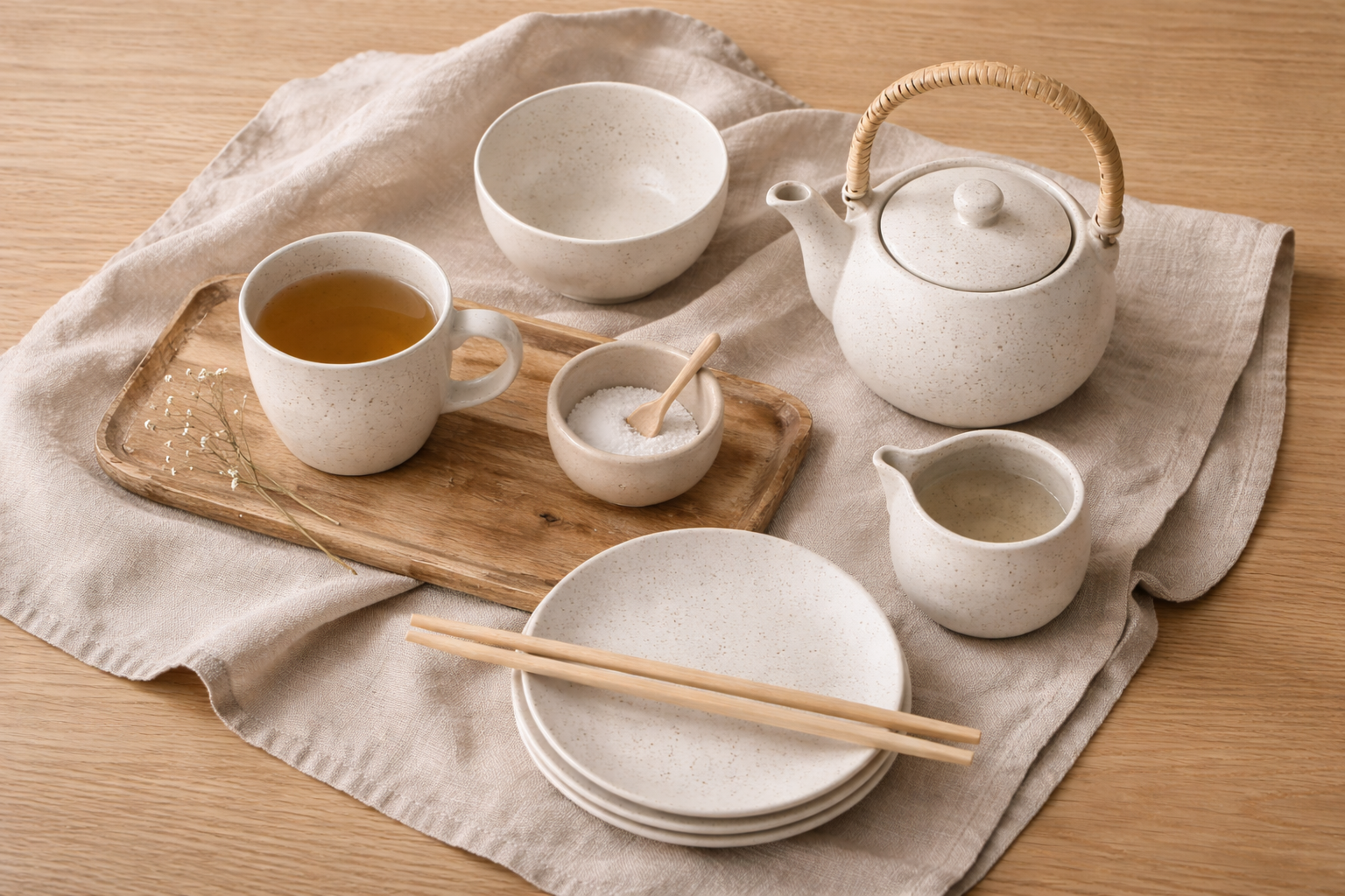 Ceramiczny zestaw do herbaty
